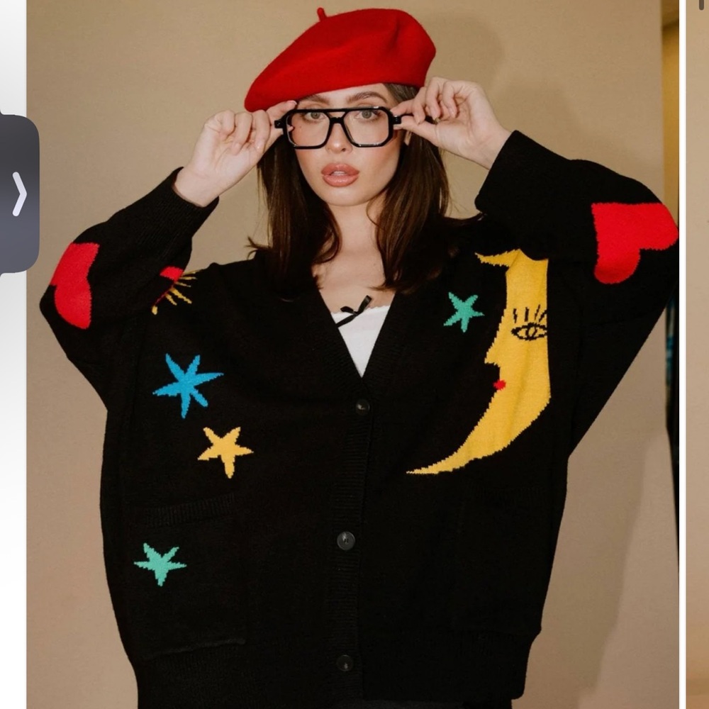 Dressed in lala celestial cardigan SAMPLE